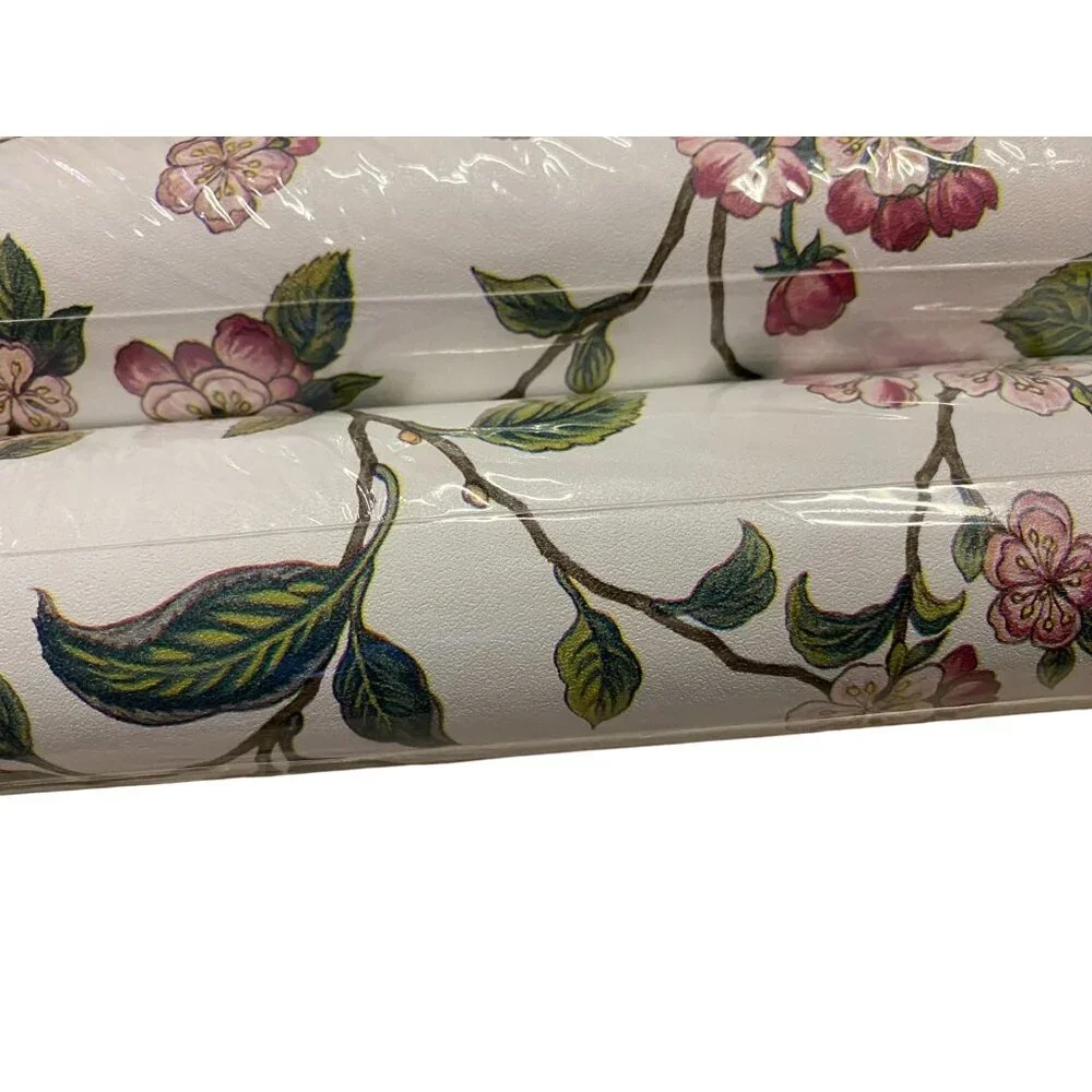 Imperial Wallpaper Rolls Set of 2 NEW Sealed Floral Vinyl